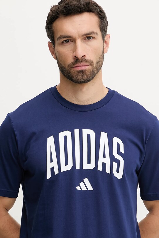 adidas t-shirt in cotone Collegiate blu JM6417