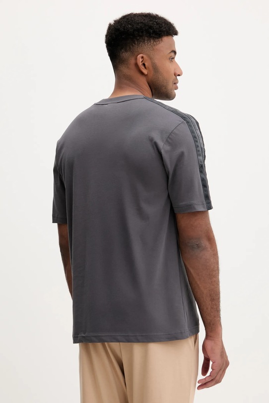 Odzież adidas t-shirt bawełniany AOP Colourblock T-Shirt JM9203 szary