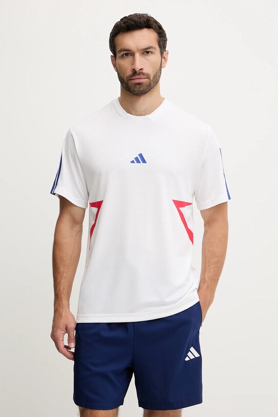 adidas tricou Tiro print alb JN2578
