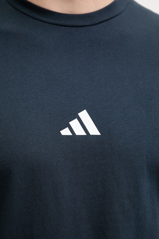 adidas pamut póló Essentials JW4786 sötétkék