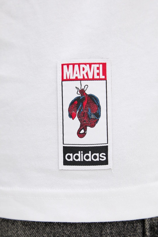 Бавовняна футболка adidas Spiderman JW8842 білий