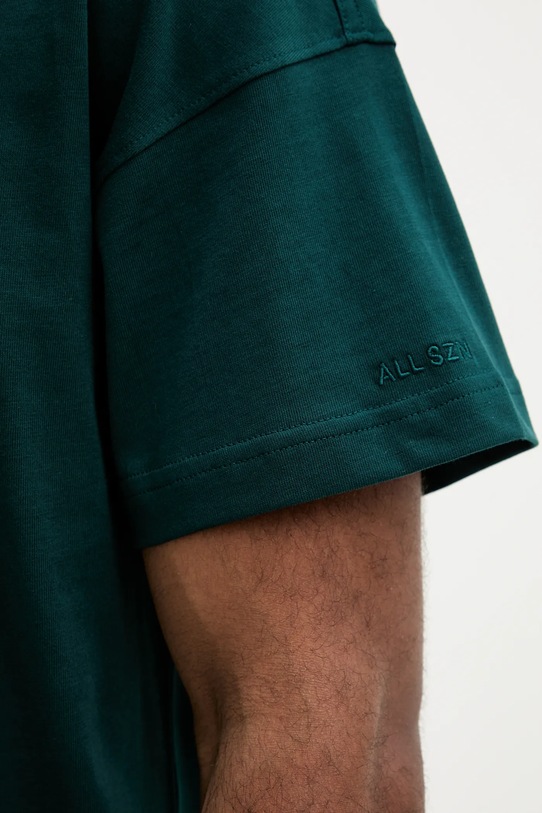 adidas t-shirt bawełniany All SZN JX5079 zielony