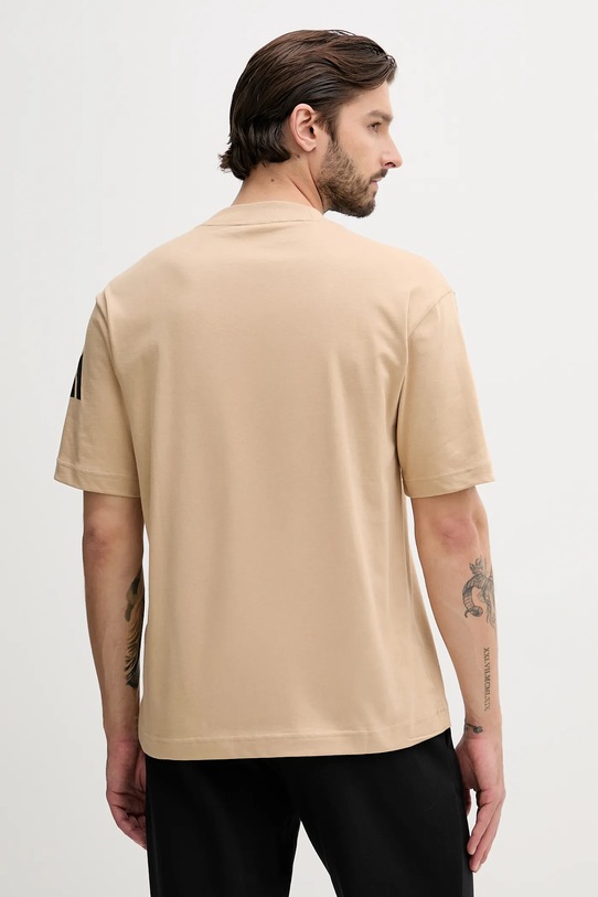 Odzież adidas t-shirt bawełniany Essentials JX5666 zielony