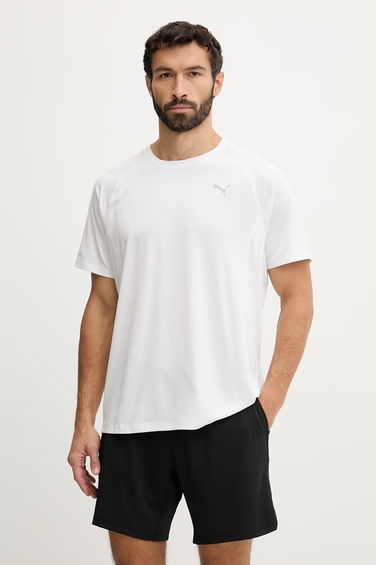 Puma t-shirt treningowy nadruk biały 526600
