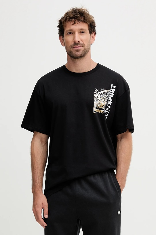 Одяг Бавовняна футболка PLEIN SPORT FAEC.MTK8368.STE001N чорний