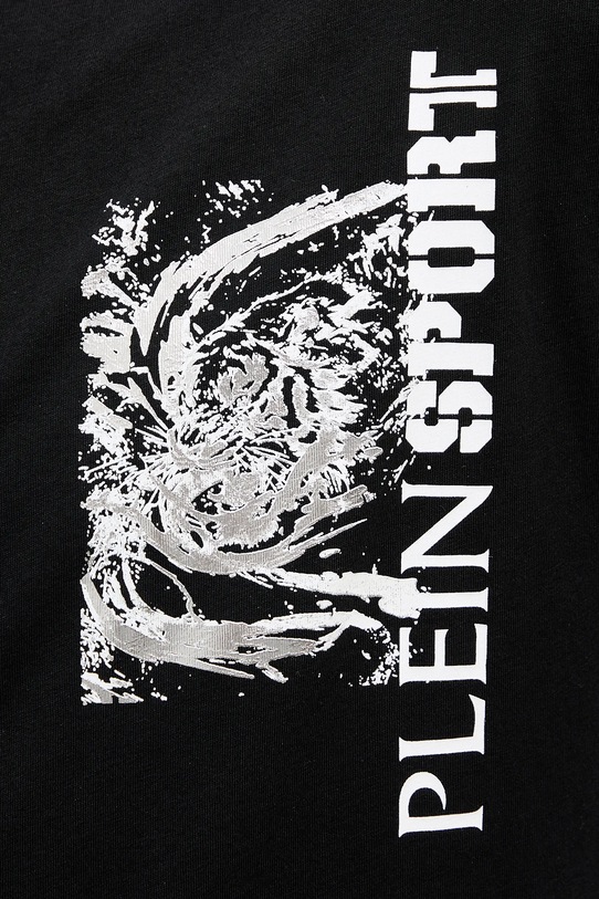 PLEIN SPORT tricou din bumbac FAEC.MTK8368.STE001N negru