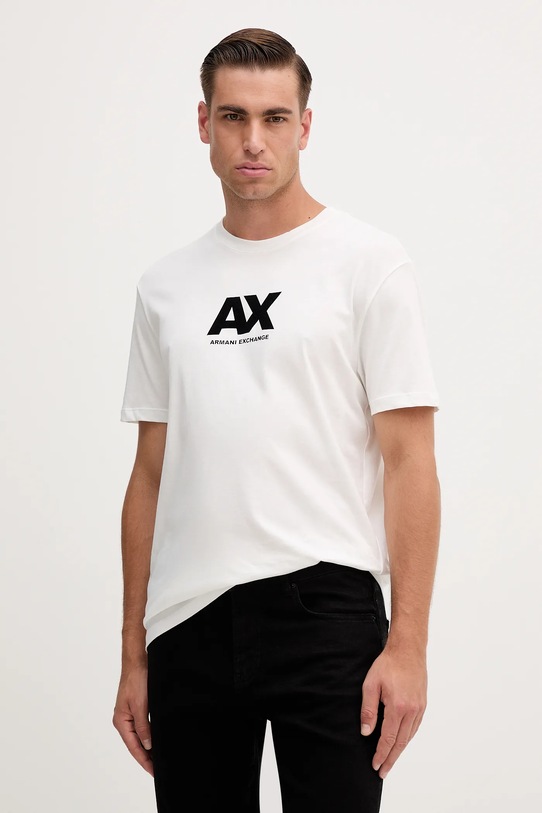 Бавовняна футболка Armani Exchange бавовна білий XM001403.AF16432