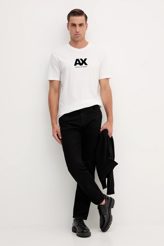 Бавовняна футболка Armani Exchange XM001403.AF16432 білий AW25