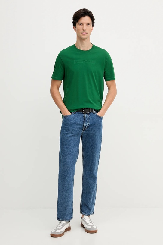 Armani Exchange pamut póló XM001414.AF16432 zöld AW25