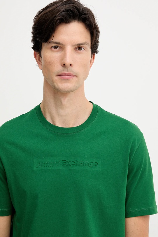 Armani Exchange tricou din bumbac verde XM001414.AF16432