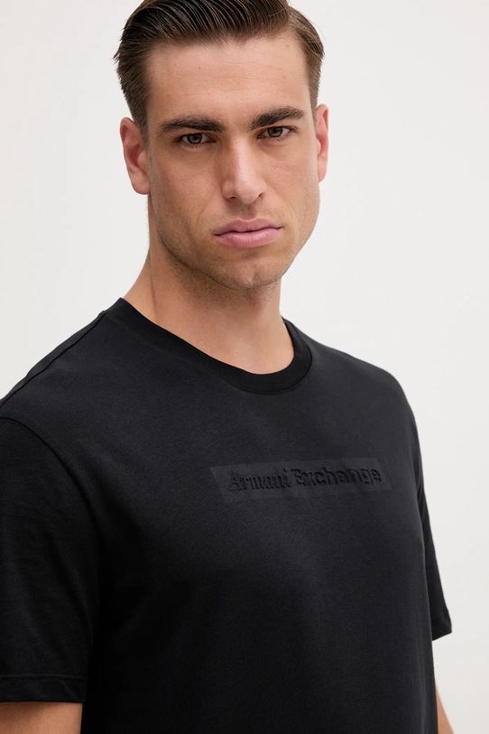 Хлопковая футболка Armani Exchange чёрный XM001414.AF16432