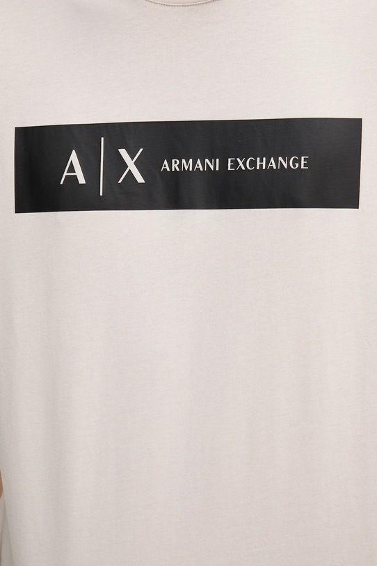 Armani Exchange t-shirt bawełniany XM001425.AF10361 beżowy