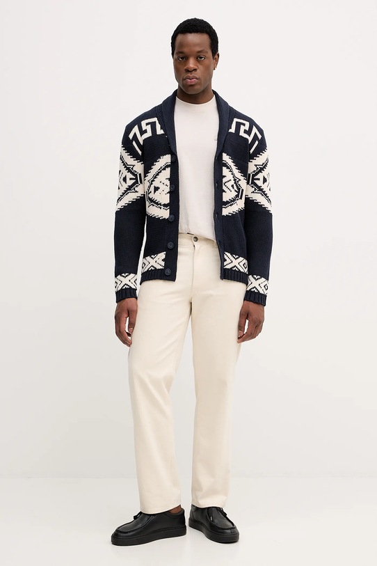 Armani Exchange t-shirt bawełniany XM001426.AF10362 beżowy AW25