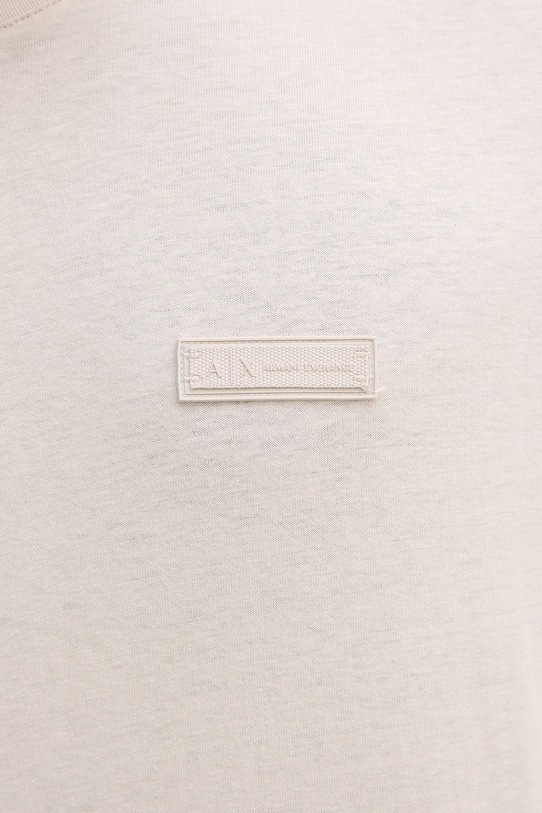 Armani Exchange t-shirt bawełniany XM001426.AF10362 beżowy
