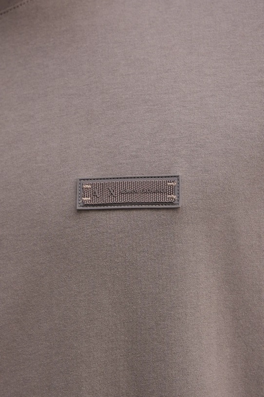 Armani Exchange t-shirt bawełniany XM001426.AF10362 brązowy