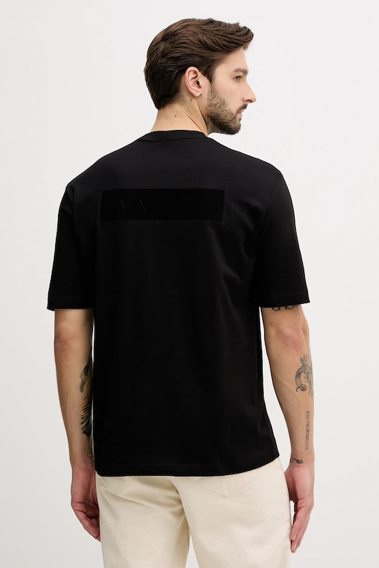 Дрехи Памучна тениска Armani Exchange XM001426.AF10362 черен