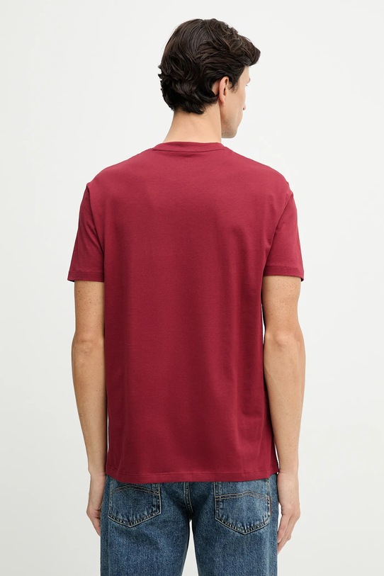 Odzież Armani Exchange t-shirt bawełniany XM001442.AF10358 bordowy