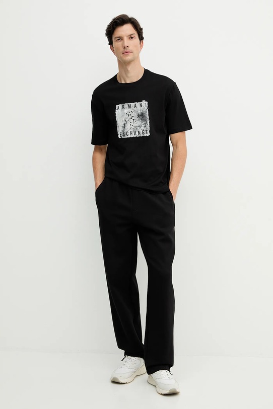 Armani Exchange t-shirt bawełniany XM001448.AF10358 czarny AW25