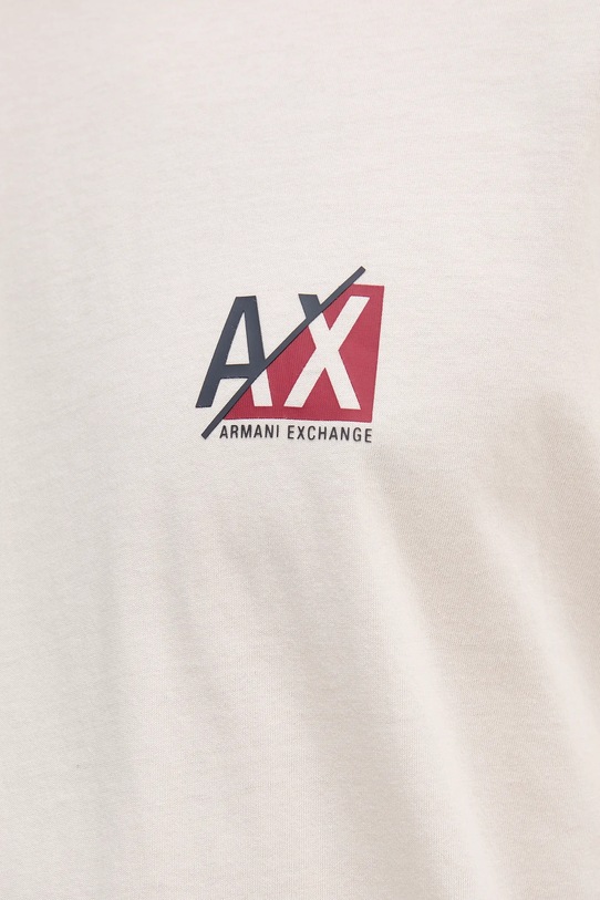 Бавовняна футболка Armani Exchange бежевий XM001451.AF10356