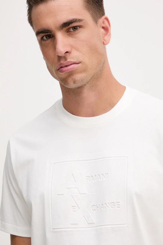 Бавовняна футболка Armani Exchange білий XM001454.AF10361