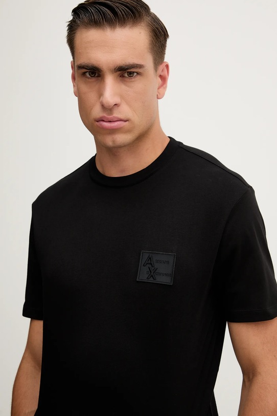 Armani Exchange tricou din bumbac negru XM001456.AF10358
