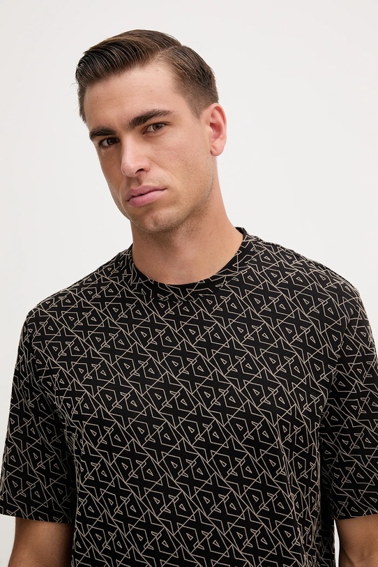 Armani Exchange t-shirt bawełniany czarny XM001897.AF10356