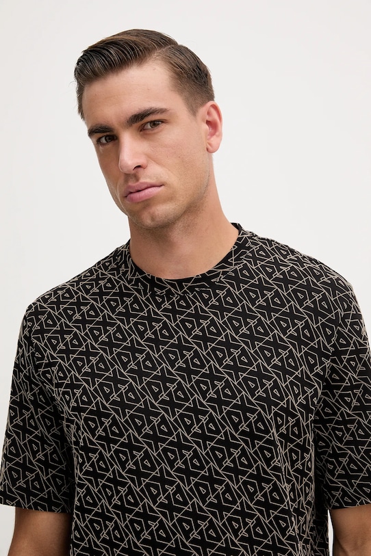 Памучна тениска Armani Exchange черен XM001897.AF10356