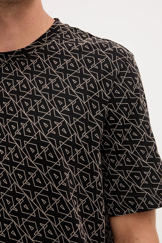Armani Exchange t-shirt bawełniany XM001897.AF10356 czarny