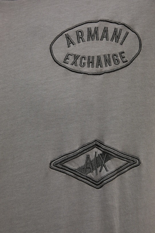 Armani Exchange t-shirt bawełniany XM001899.AF16283 szary