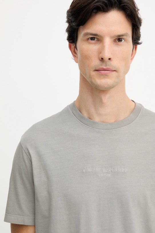 Armani Exchange t-shirt bawełniany szary XM001940.AF16283