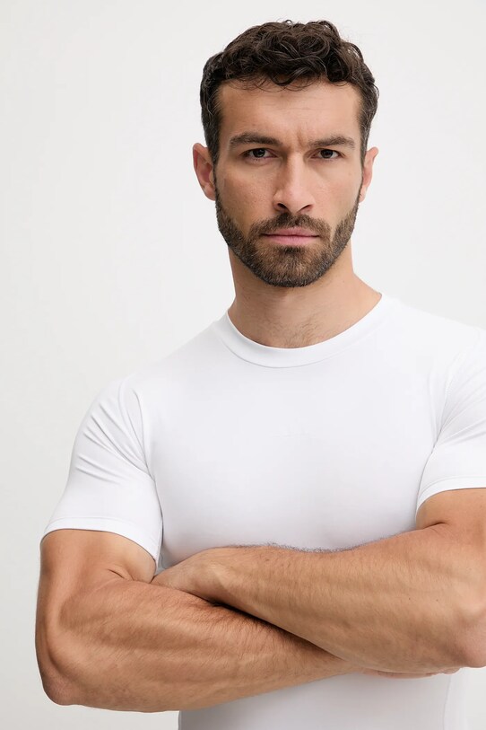adidas Performance t-shirt treningowy Techfit biały JP4675