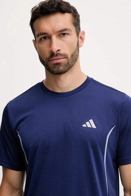 adidas Performance t-shirt treningowy INTENSITY granatowy JZ8491