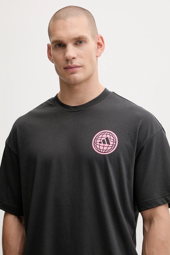 adidas Performance t-shirt treningowy WORKOUT ESSENTIALS PLUS szary KC5853
