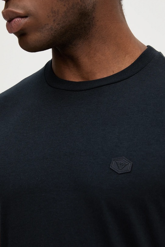 Emporio Armani t-shirt bawełniany granatowy 8N1TQ6.1JRGZ