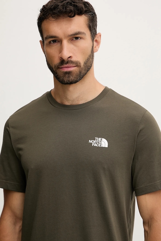 The North Face t-shirt Simple Dome zielony NF0A87NG21L1