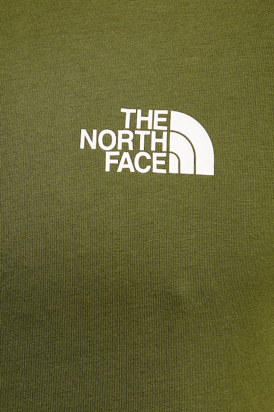 The North Face tricou Simple Dome NF0A87NGBRI1 verde