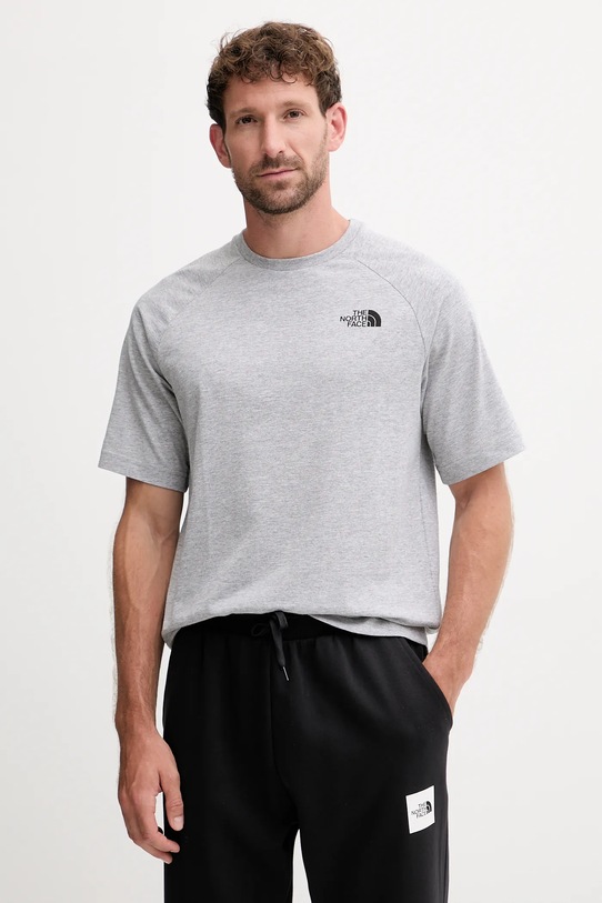 Ρούχα Μπλουζάκι The North Face NF0A87NUDYX1 γκρί