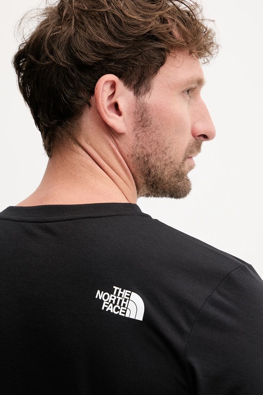 Αθλητικό μπλουζάκι The North Face Mountain Foundation NF0A8E19JK31 μαύρο