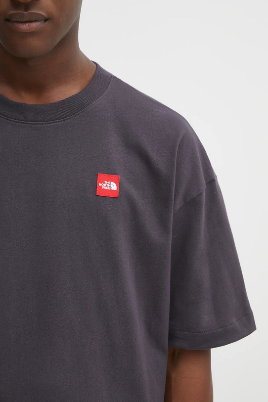 The North Face t-shirt bawełniany Redbox szary NF0A8EG50SA1