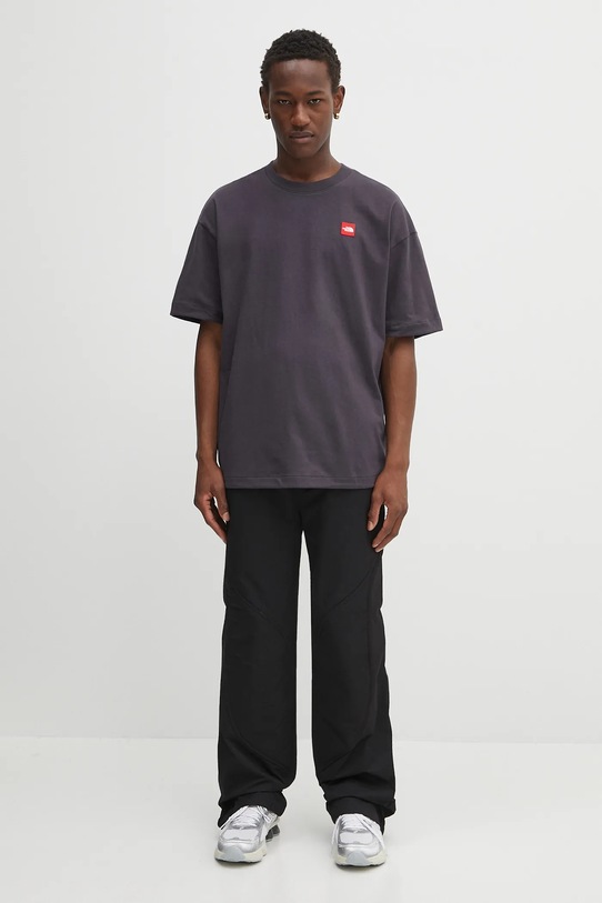 The North Face t-shirt bawełniany Redbox NF0A8EG50SA1 szary