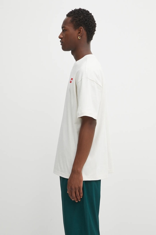 The North Face t-shirt bawełniany Redbox NF0A8EG5QLI1 beżowy AW25