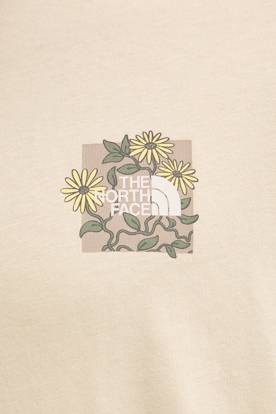 Βαμβακερό μπλουζάκι The North Face Connected Relaxed NF0A8EGW3X41 μπεζ