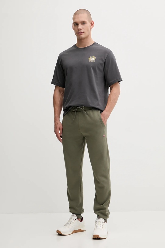 Pamučna majica The North Face Connected Relaxed NF0A8EGWRHI1 siva AW25