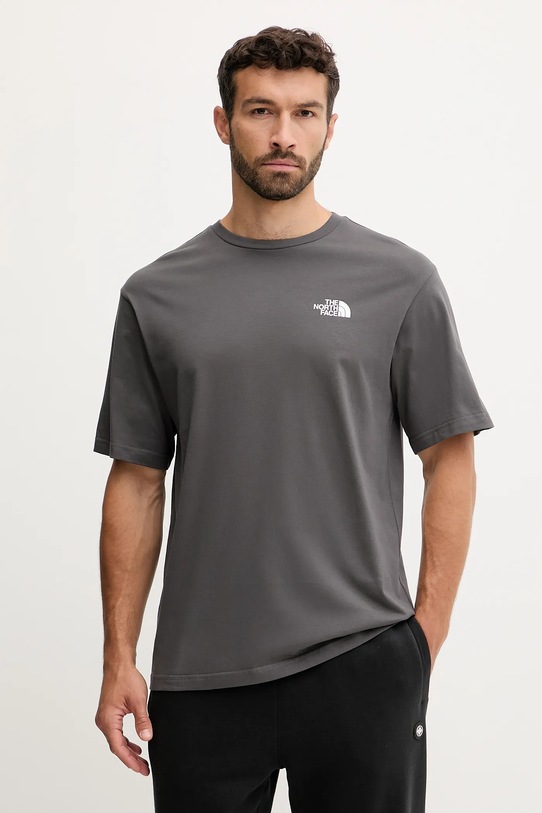 Oblečení Bavlněné tričko The North Face NF0A8F2GRHI1 šedá