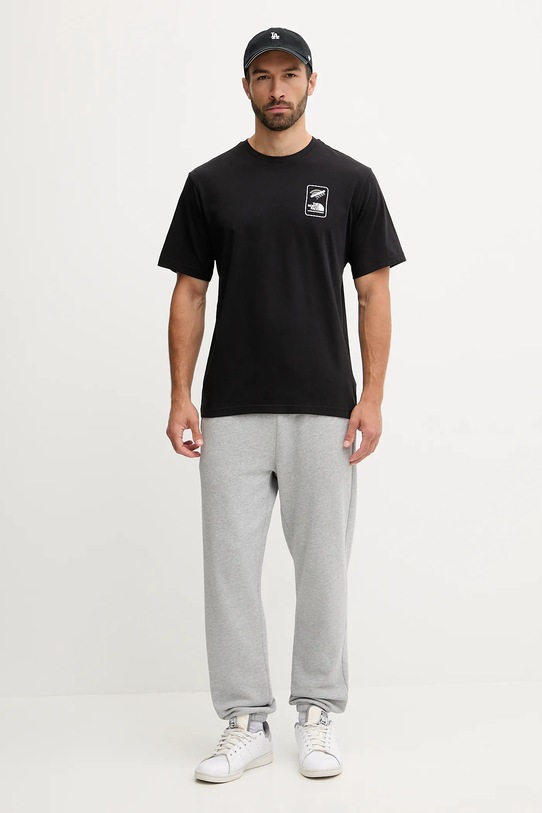 The North Face tricou din bumbac No Signal NF0A8F2MJK31 negru AW25