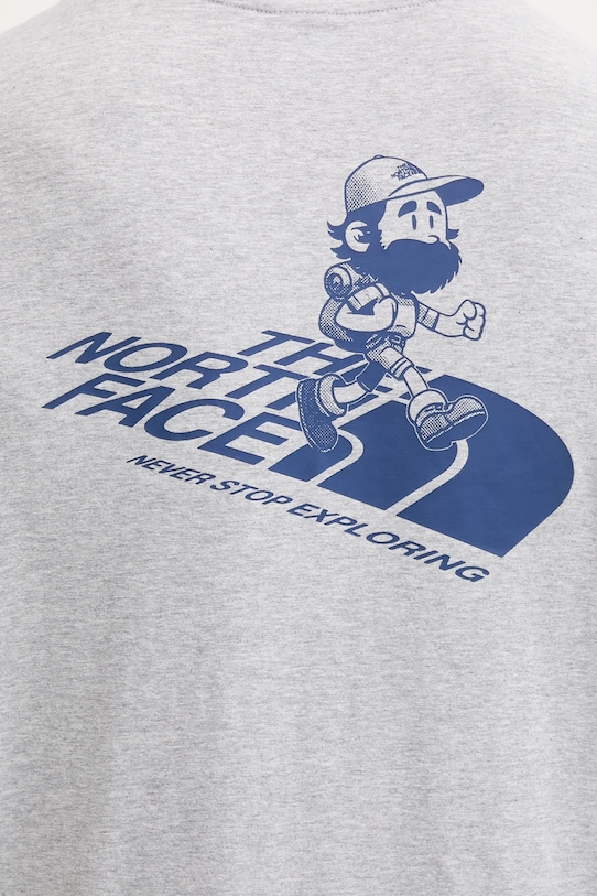 The North Face tricou NF0A8F2PDYX1 gri