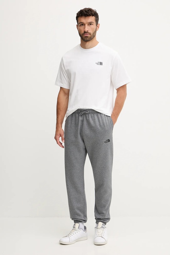Bavlněné tričko The North Face NF0A8F2PFN41 bílá AW25