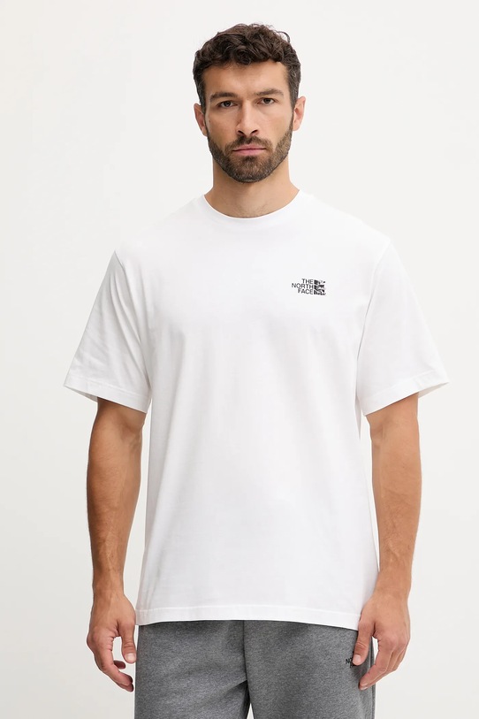 Oblečení Bavlněné tričko The North Face NF0A8F2PFN41 bílá
