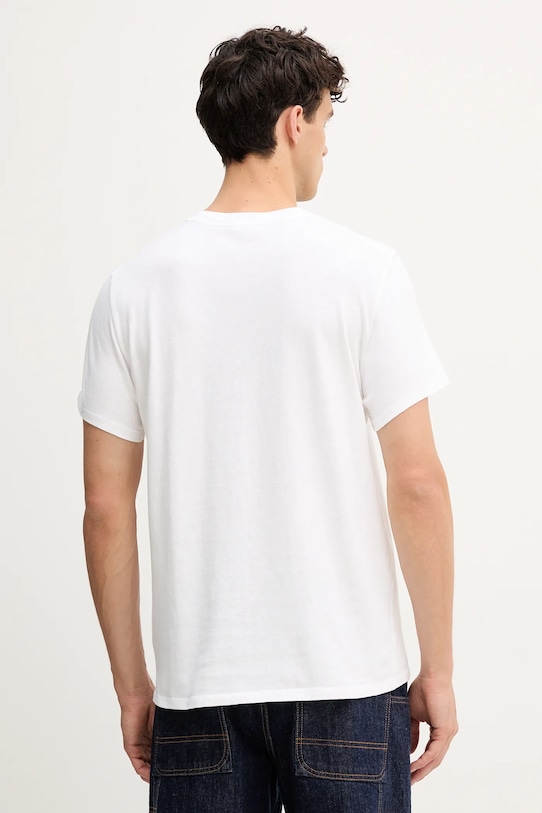 Îmbrăcăminte American Vintage tricou din bumbac MYKO02C alb