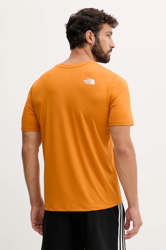 Ρούχα Μπλουζάκι προπόνησης The North Face 24/7 NF0A894BBRO1 πορτοκαλί